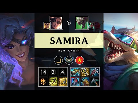 Samira ADC vs Twitch - VN Challenger Patch 25.13