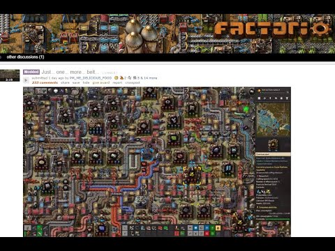 Factorio Reddit Weekly Discussion EP164 - News, Inspiration & Thoughts