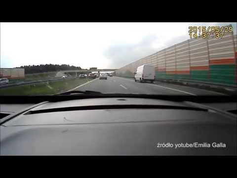 Wypadek na autostradzie A2 z udziałem 5 samochodów 29.05.2015