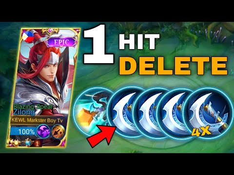 THIS ITEM FEELS ILLEGAL TO USE😱🤫 4X FURY HACK CRITICAL DAMAGE! (1hit delete) | ZILONG BEST BUILD SET