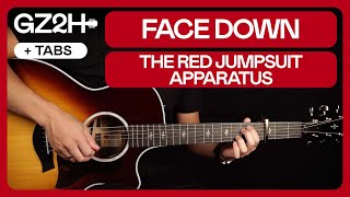 Face Down Guitar Tutorial The Red Jumpsuit Apparatus |Acoustic Chords + Strumming|