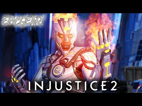Injustice 2 Firestorm Level 30 Deathstorm's All-Consuming Epic Gear Set Preview (Legendary Edition)