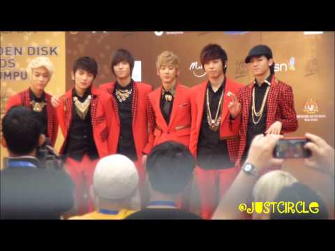 [Fancam] 130116 Teen Top Red Carpet @ Golden Disk Award