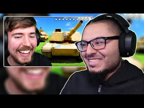 MrBeast Gaming - GTA Wanted Level 100! | REACTION