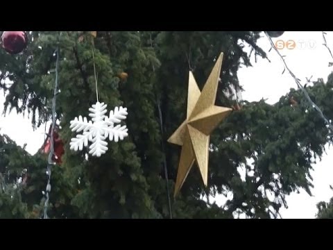 Feldíszítették a város karácsonyfáját