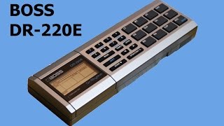 Video thumbnail for BOSS DR-220E Vintage Drum Machine 1986 | HD DEMO by AnalogAudio1