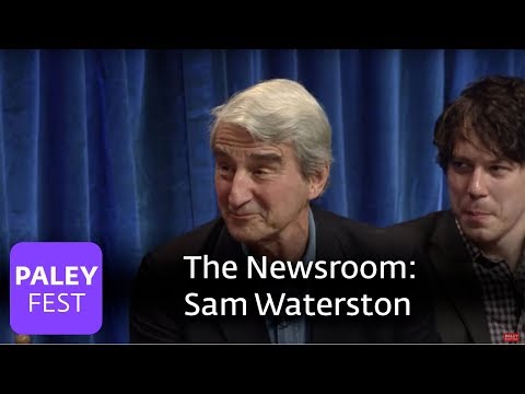 The Newsroom - Sam Waterston And The Newsroom's Cast On Aaron Sorkin's Dialogue