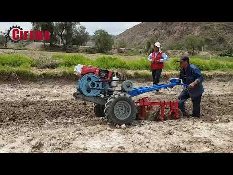 Arado de discos para motocultor. Maquinaria agrícola (CIFEMA)
