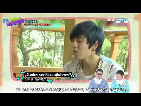 [Español] 130410 Weekly Idol - Dongwoo 5to Lugar En Baby-dol
