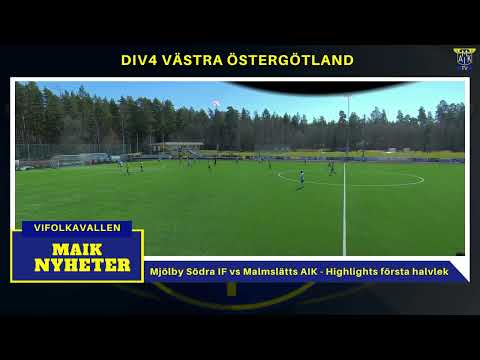 Mjölby Södra IF vs Malmslätts AIK - Highlights första halvlek