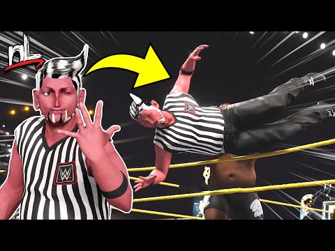 I Pretended To Be a WWE Referee and THIS Happened... (WWE 2K22 MyRise)