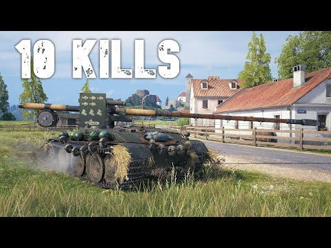 World of Tanks Grille 15 - Hunting 10 Kills In One Match.