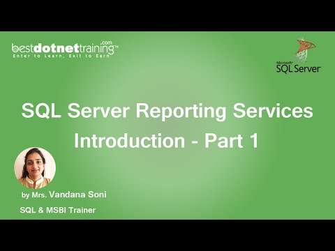 SSRS Tutorial - SQL Server Reporting Services Introduction - Part 1