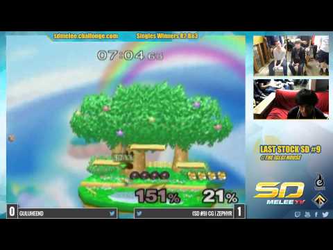 Last Stock SD #9 - Guluheend (Samus) vs CG | Zephyr (Fox) SSBM WInners R2 - Melee