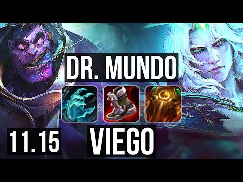 DR. MUNDO vs VIEGO (TOP) | 65% winrate, 5/2/8 | EUW Master | v11.15