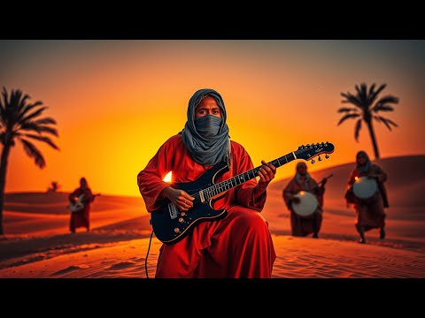 Tuareg Tinariwen & Bombino Guitar | Sahara African Instrumental Music for Relaxation & Meditation