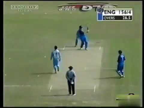 Sourav ganguly 2/17 vs England