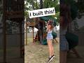 DIY Treehouse Playground Reveal Diytreehouse Treehouse Diyplayground Diymom