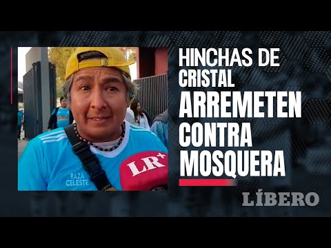 MELGAR 2-0 CRISTAL | HINCHAS CELESTES reclaman a ROBERTO MOSQUERA tras la DERROTA