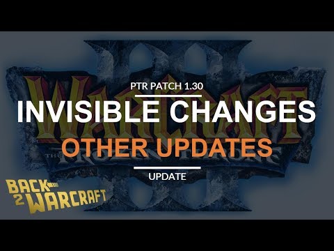 PTR Patch 1.30: Invisible Changes & Other Updates