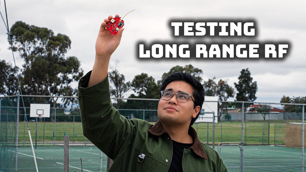 Testing our PCB design with a long range (LoRa) RF test