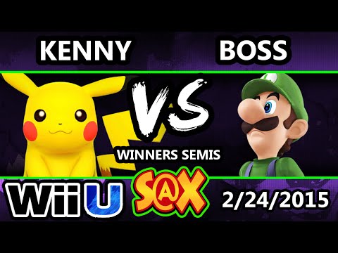 S@X - WS | Kenny (Pikachu) Vs. WS | Boss (Luigi) SSB4 Winners Semis - Smash For Wii U