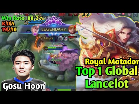 Gosu Hoon Lancelot Best Build || Top 1 Global Lancelot Gosu Hoon - Mobile Legend