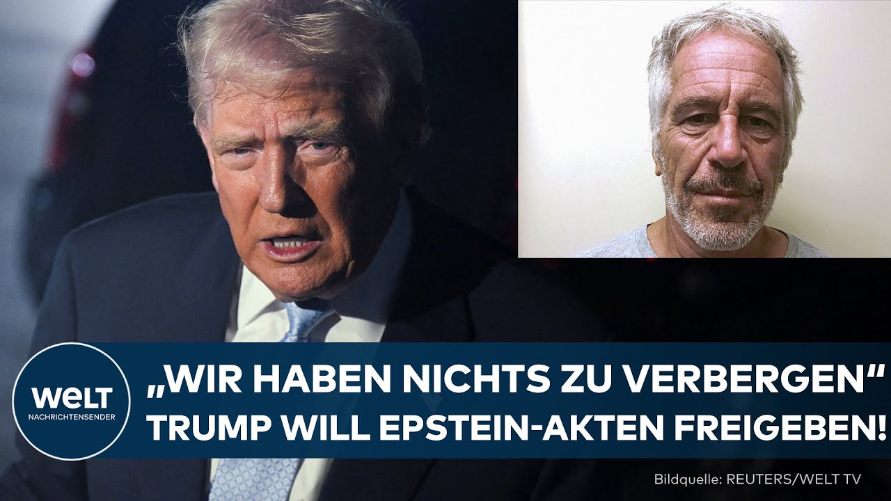 DER FALL EPSTEIN: Trump überrascht! Akten sollen freigegeben werden! – "Haben nichts zu verbergen"