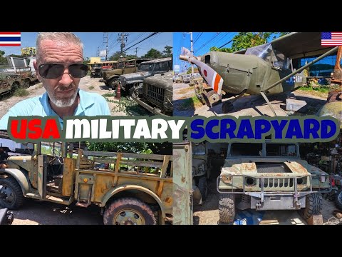 This is Thailand's USA Military Scrapyard