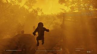 fallout76　なぜか私のキャンプの上にミサイルが降ってくる事になったんだが