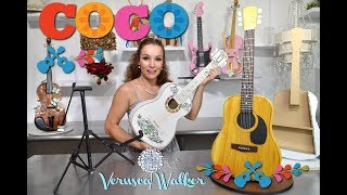 Coco Accoustic Guitar Cake interactive