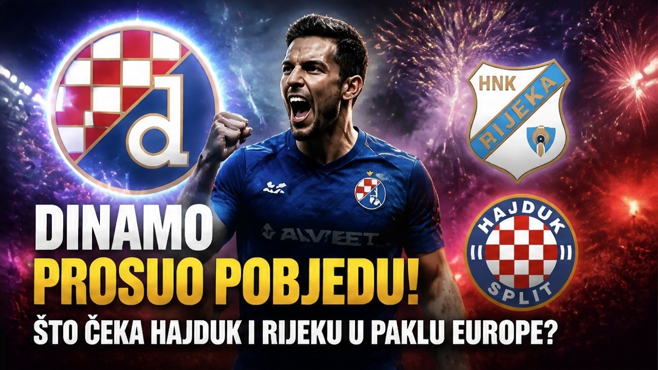 DINAMO PROSUO POBJEDU! Što čeka Hajduk i Rijeku u paklu Europe?!