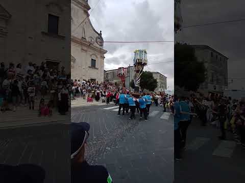 Ploaghe: I candelieri danzano in piazza