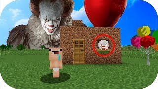 BEBE NOOB VS CREEPYPASTA IT (ESO) MINECRAFT TROLL + ROLEPLAY