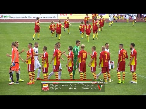 Skrót meczu Chojniczanka Chojnice - Zagłębie Sosnowiec (2:2)
