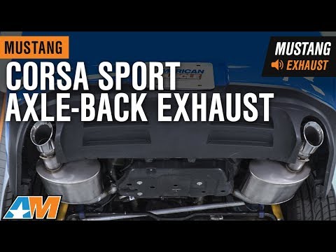 2005-2010 Mustang GT & GT500 Corsa Sport Axle-Back Exhaust Sound Clip & Install