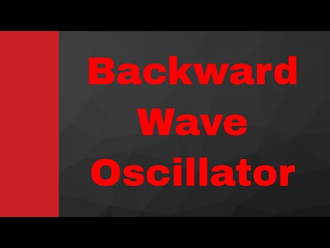 Backward Wave Oscillator (Basics, Types, Parameters, Structure, Working & Applications) Explained