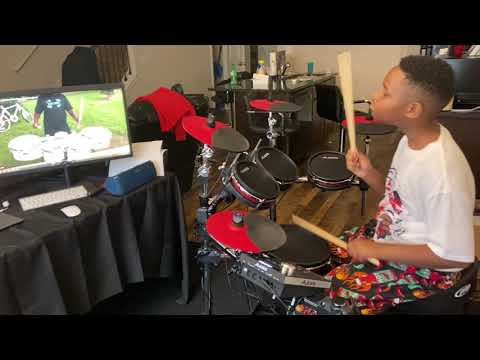 Jig 2 Play Along Drum Line Video on Drum set with Atlanta Drum Academy