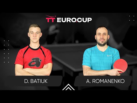 09:30 Dmytro Batiuk - Andrii Romanenko 20.07.2024 TT Euro.Cup Ukraine Master. TABLE 3