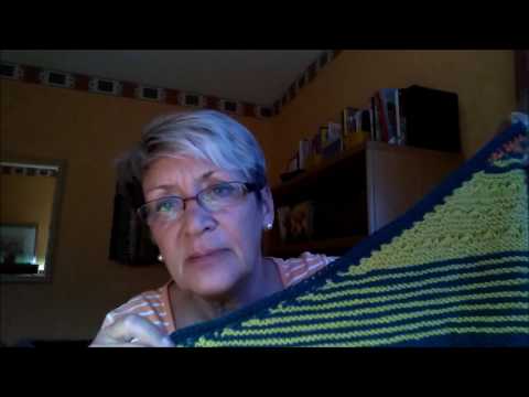 Maschenbilder #2 - Gestricke mit Häkelrand