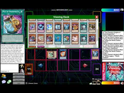 World Chalice: Diviner + Normal Monster (2 card sample combo)