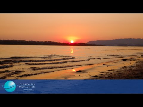 Crosswater Immersive Therapeutics - Projected VR/360 with music : Cottonwood Beach Sunset