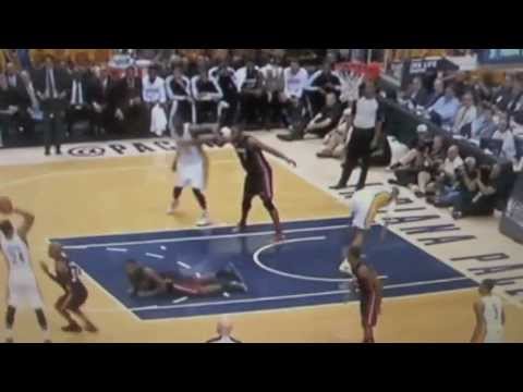 Double Flopping -Lebron James and David West