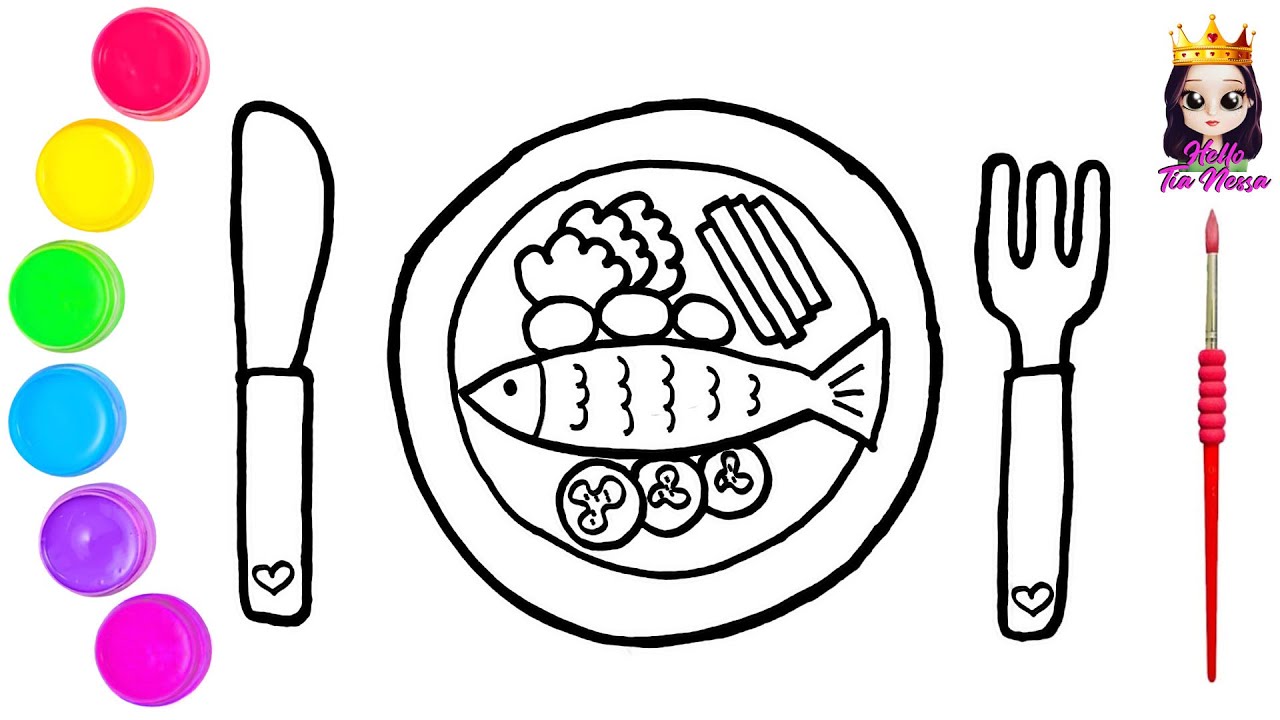 Watch Now COMO DESENHAR UM PRATO DE REFEIÇÃO | DESENHANDO COMIDA | PEIXE E LEGUMES | COMIDA |DESENHO DE PINTAR COMO DESENHAR UM PRATO DE REFEIÇÃO | DESENHANDO COMIDA | PEIXE E LEGUMES | COMIDA |DESENHO DE PINTAR