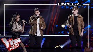 Marina, Ferrán y Xoel cantan &quot;Like I&#39;m gonna lose you&quot; | Batallas | La Voz Kids Antena 3 2021