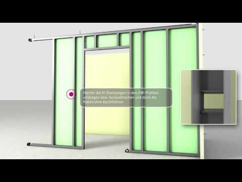 Knauf stud wall | How to do drywall