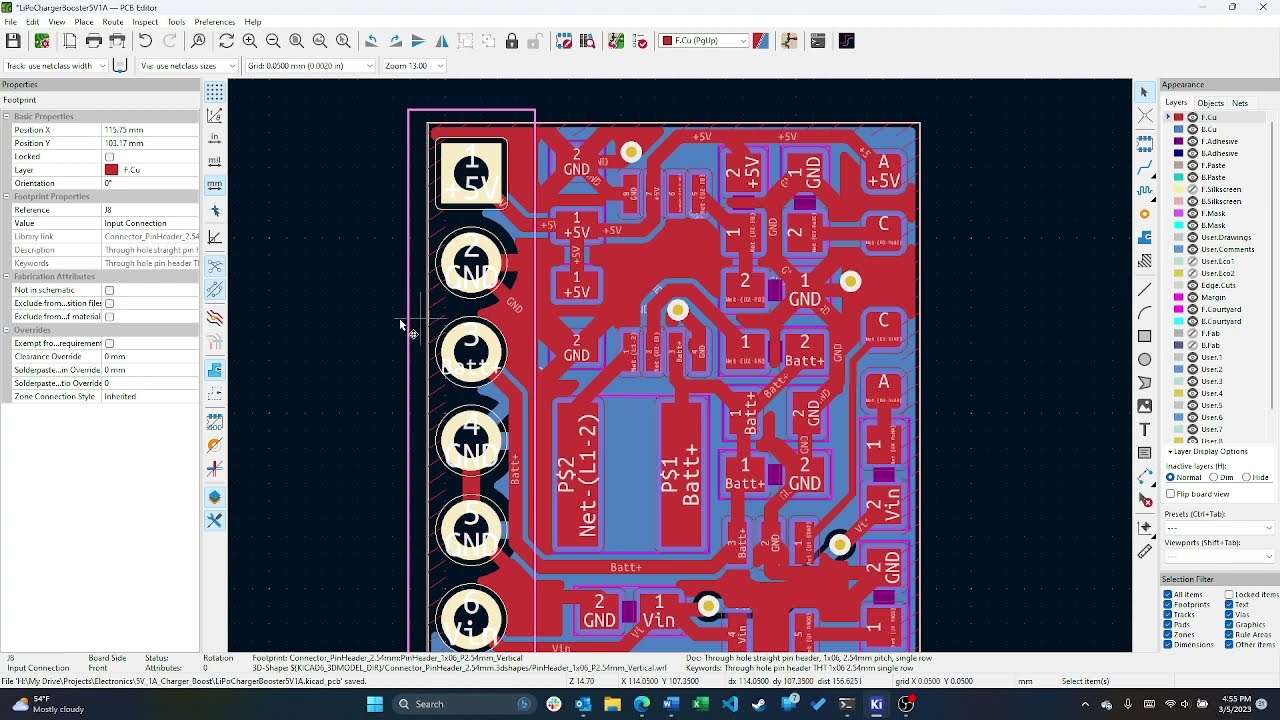 KiCad Ground Planes Tutorial (1m)