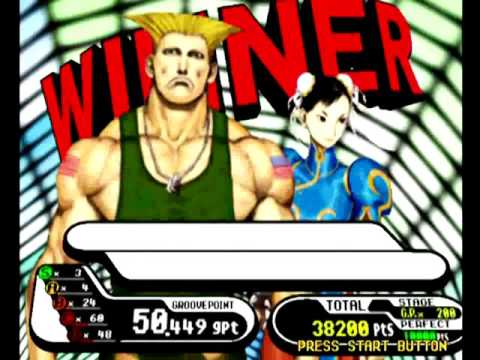 Capcom VS SNK Pro (Dreamcast) Arcade Mode as Guile/Chun-Li