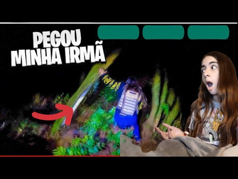 Reagindo a Dani sendo atacada pelo corpo seco- (O CORPO SECO ATACOU MINHA IRMÃ- CAÇADORES DE LENDAS)