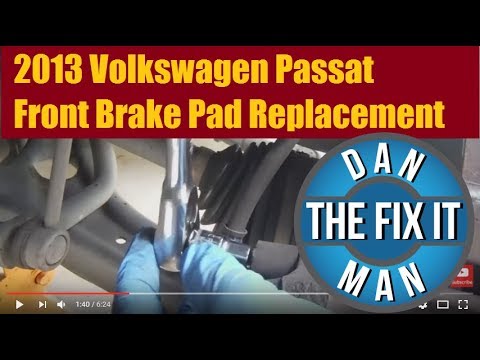 2013 Volkswagen Passat Front Brake Pad Replacement - DIY
